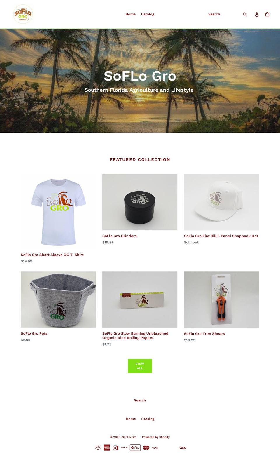 soflogro.net shopify website screenshot