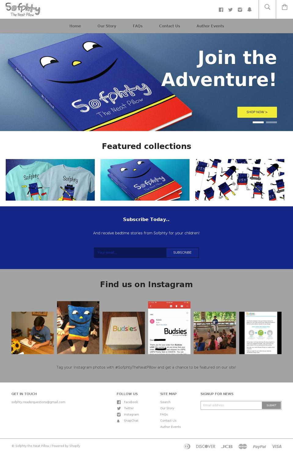 sofphty.com shopify website screenshot