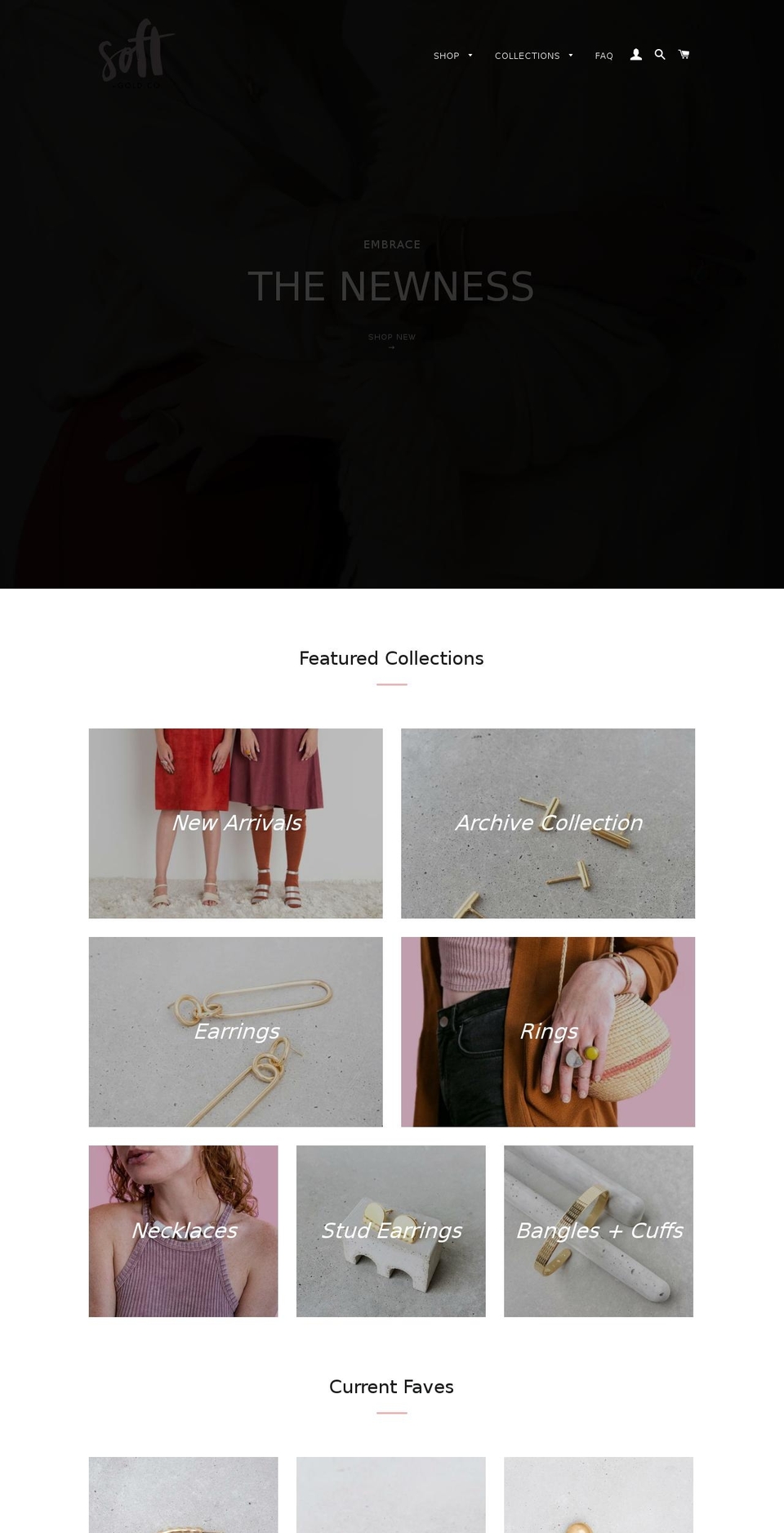 softgoldstudio.com shopify website screenshot