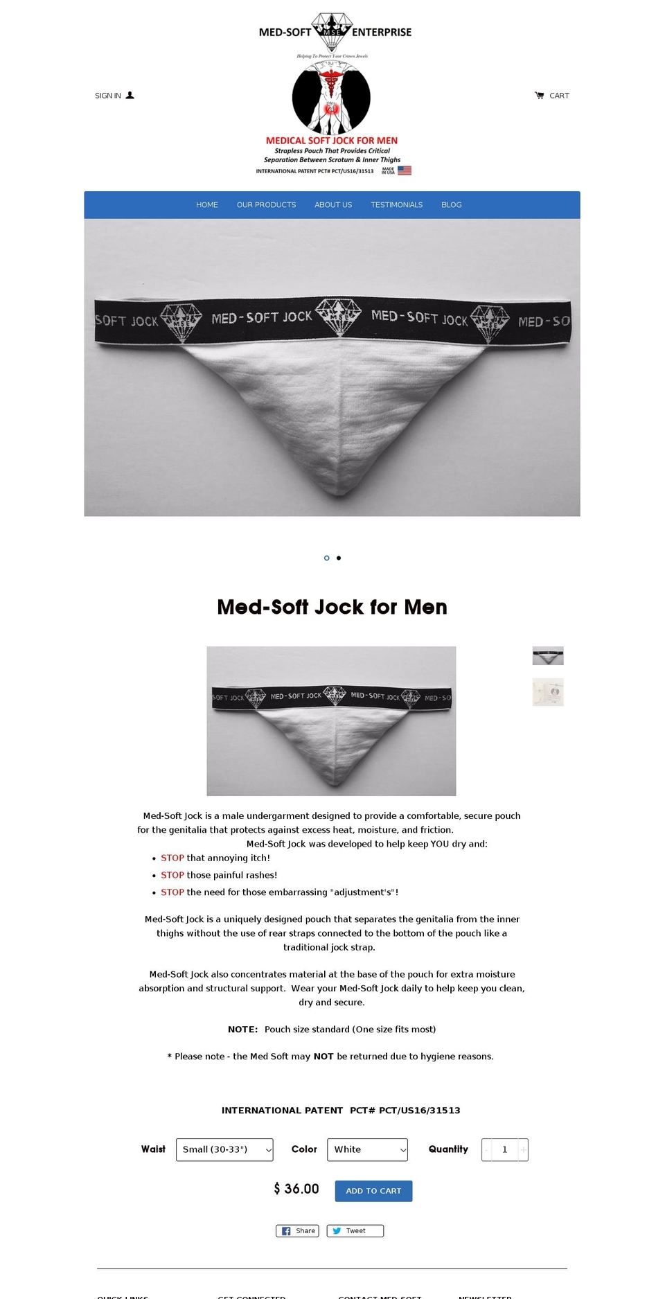 softjockstorage.com — Shopify storefront screenshot
