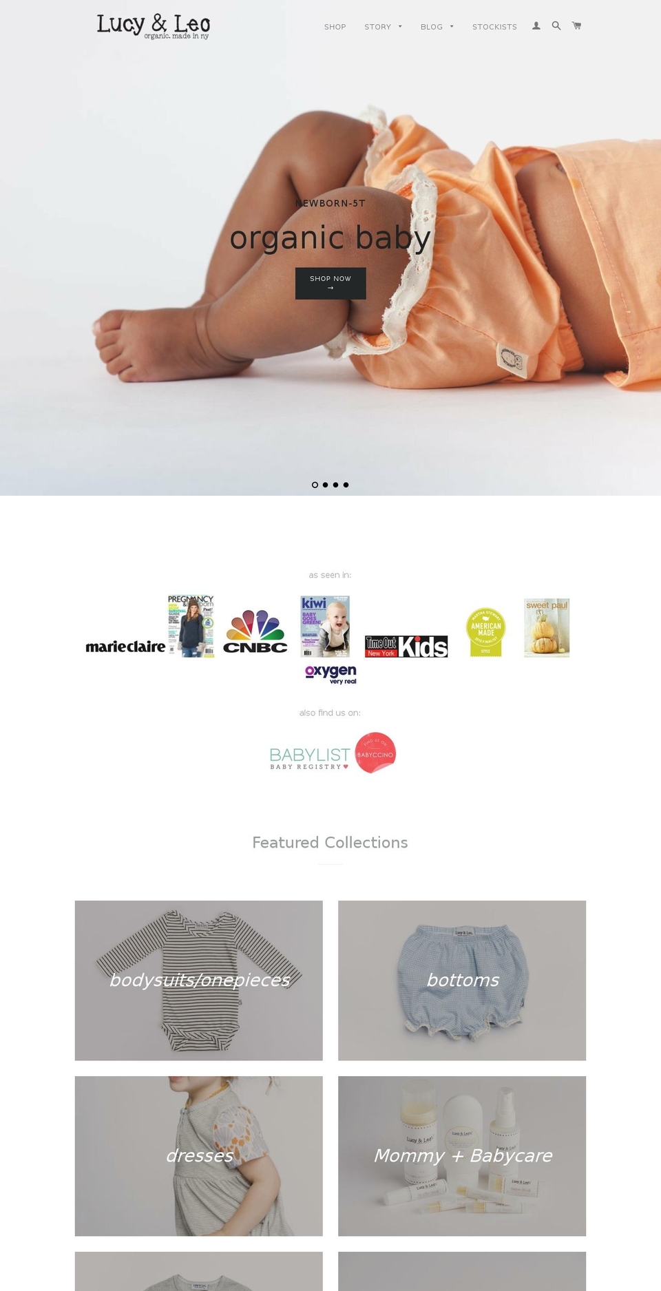 softnewbornclothes.com — Shopify storefront screenshot
