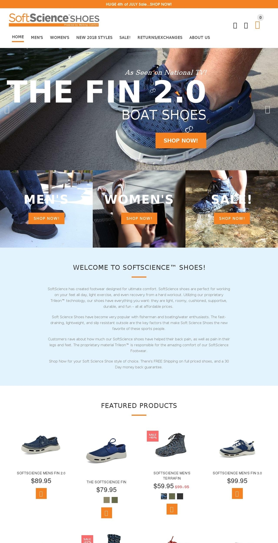 yourstore-v2-1-6 Shopify theme site example softsciencefootwear.com