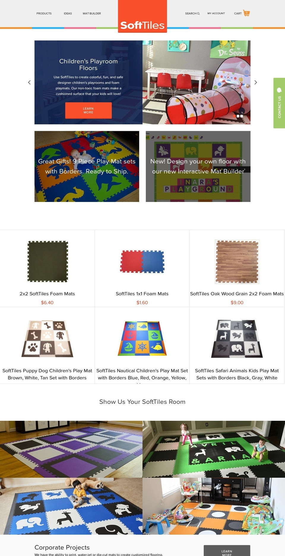 softtiles.com shopify website screenshot