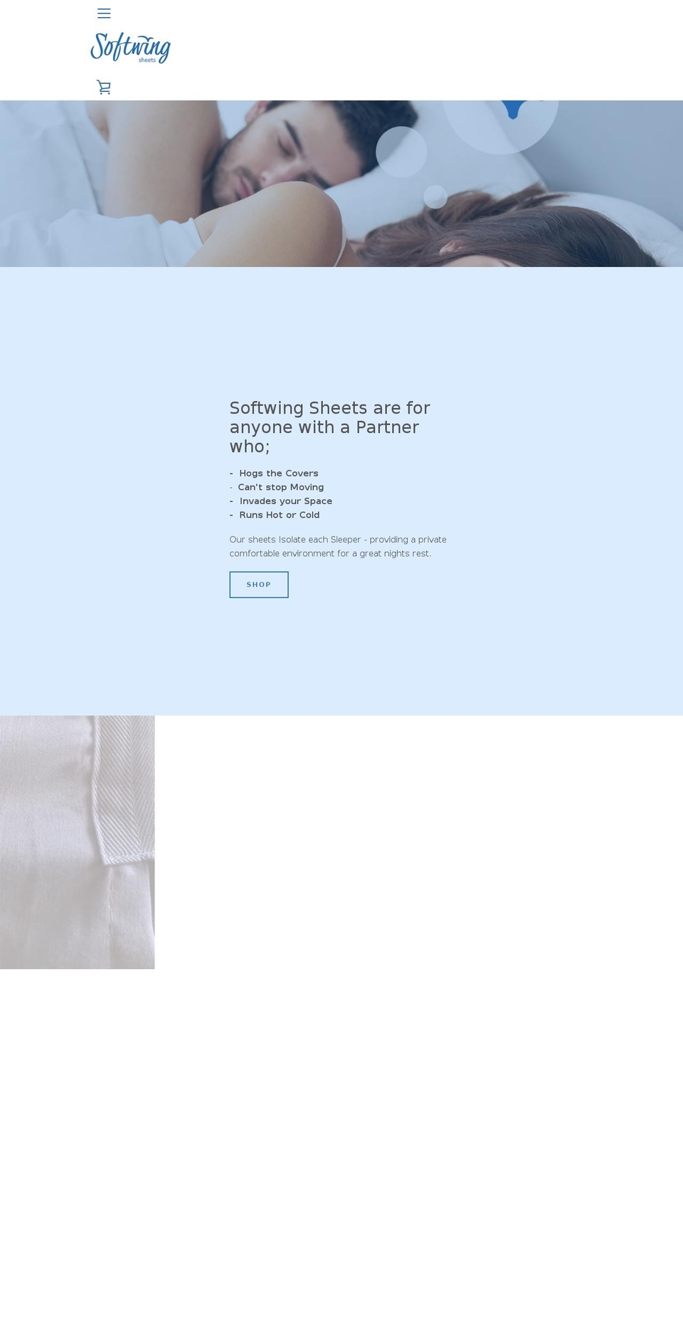 softwingsheets.com — Shopify storefront screenshot