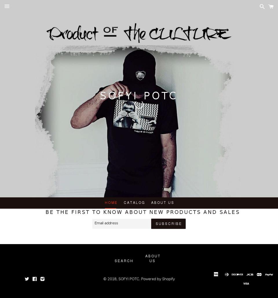 sofyipotc.com shopify website screenshot