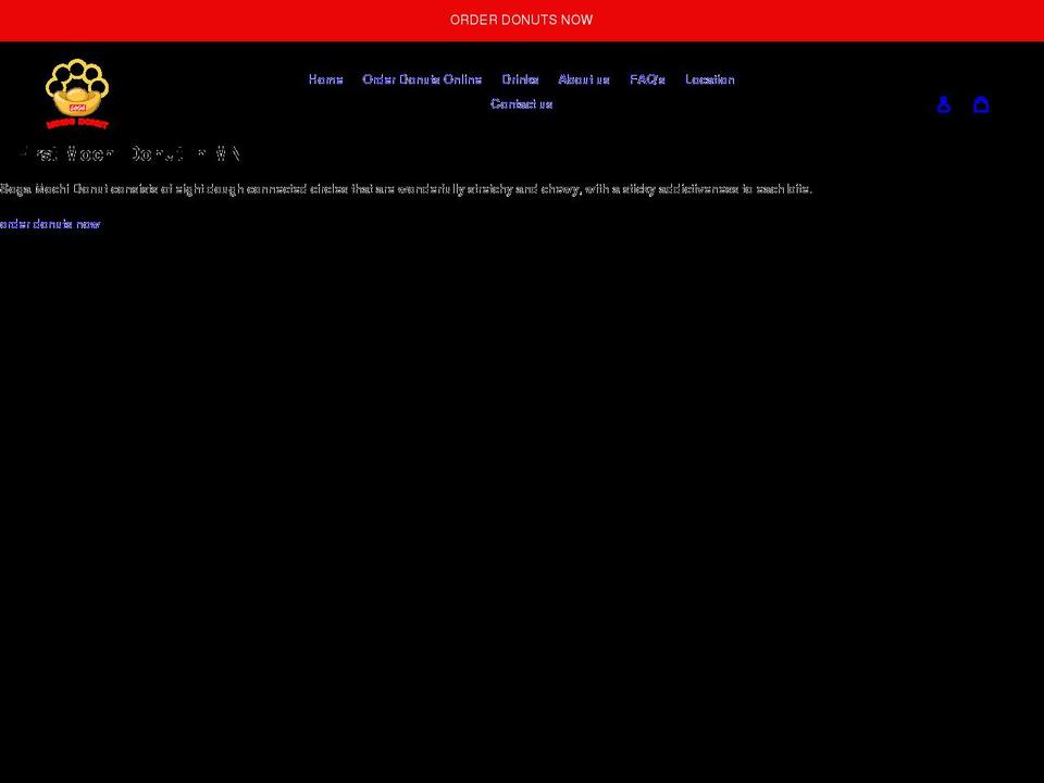 sogamochidonut.com shopify website screenshot