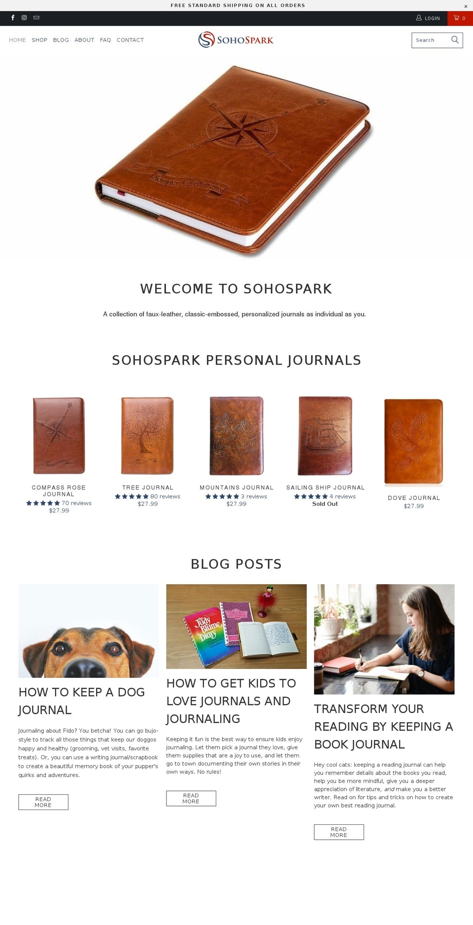 sohospark.com shopify website screenshot