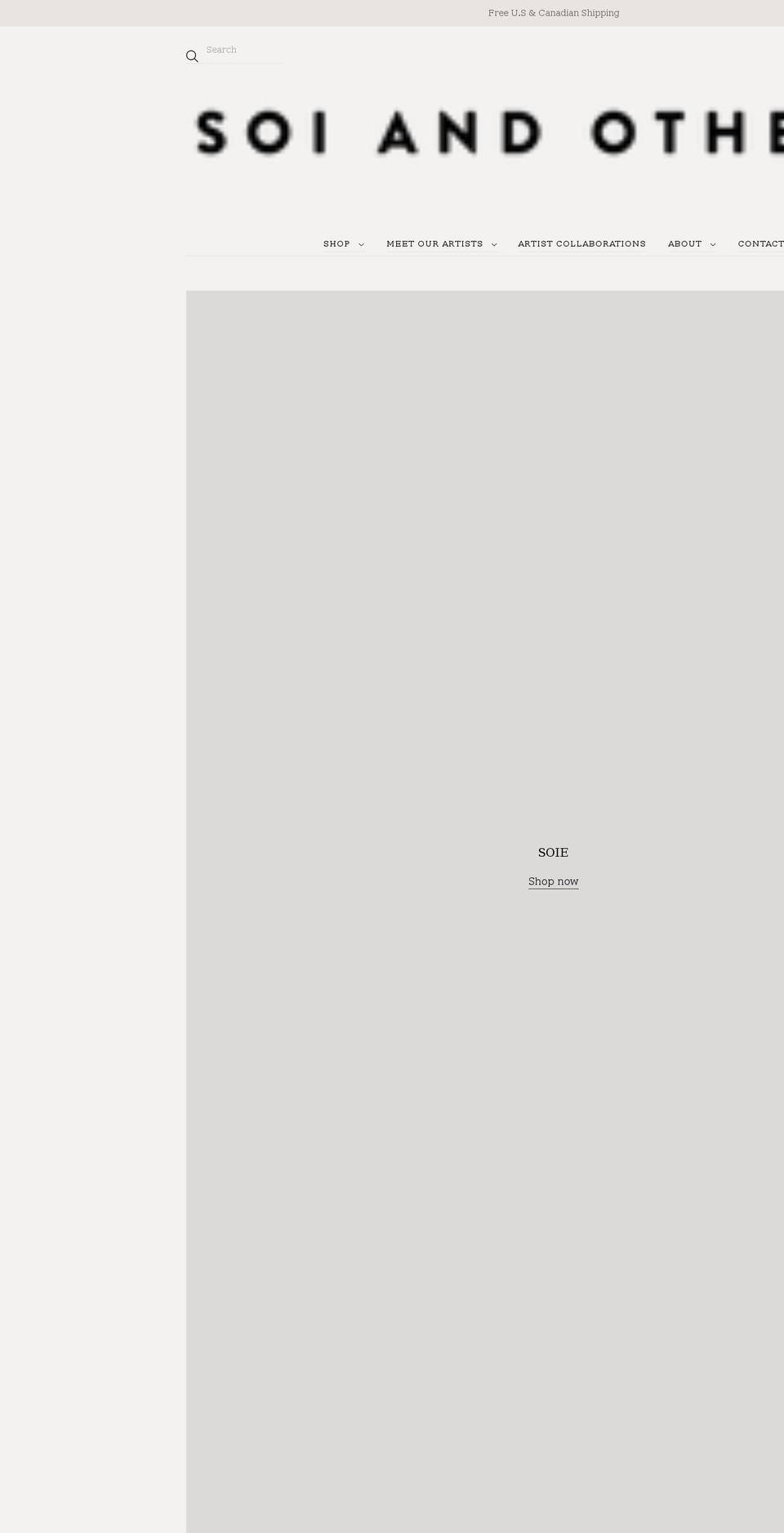 soiandothers.com shopify website screenshot