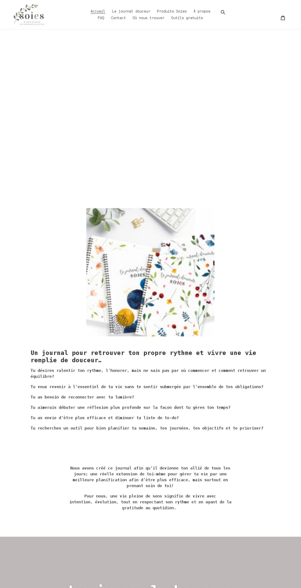 soies.ca shopify website screenshot
