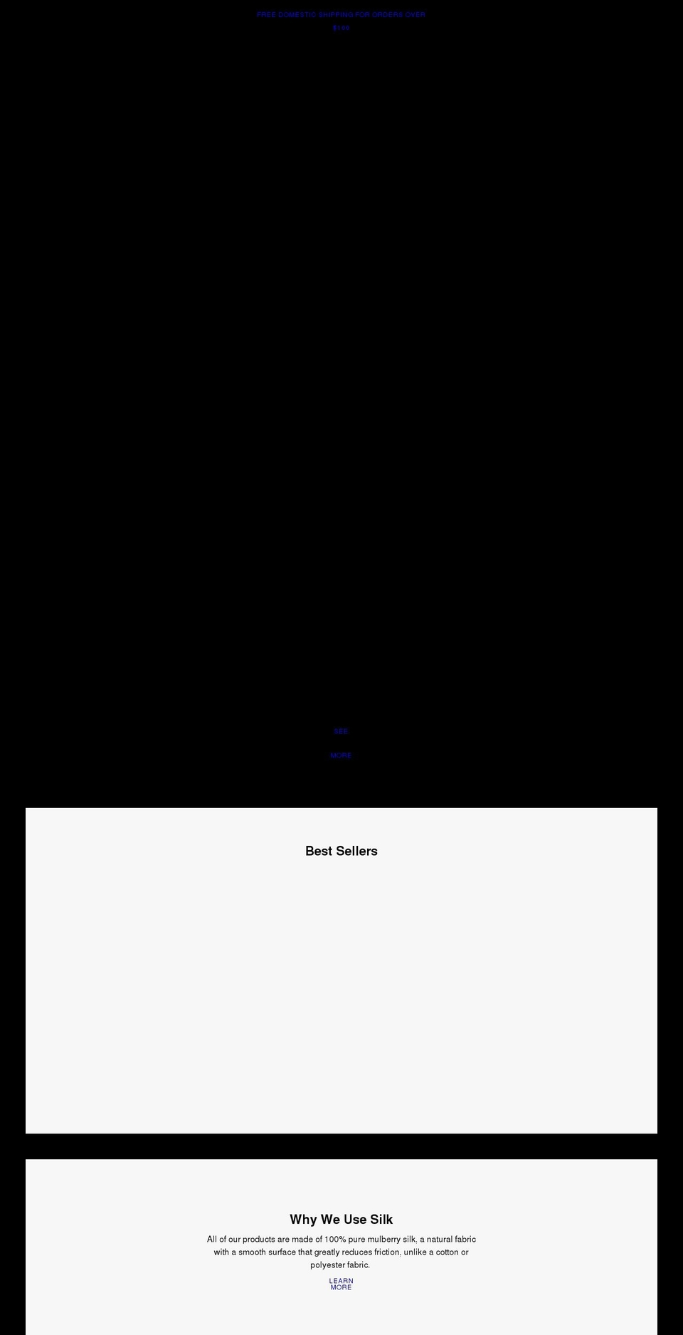 soiesilk.com shopify website screenshot