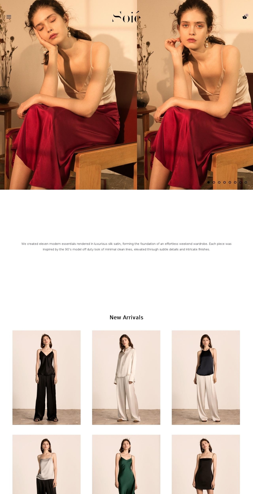 soiethelabel.com — Shopify storefront screenshot