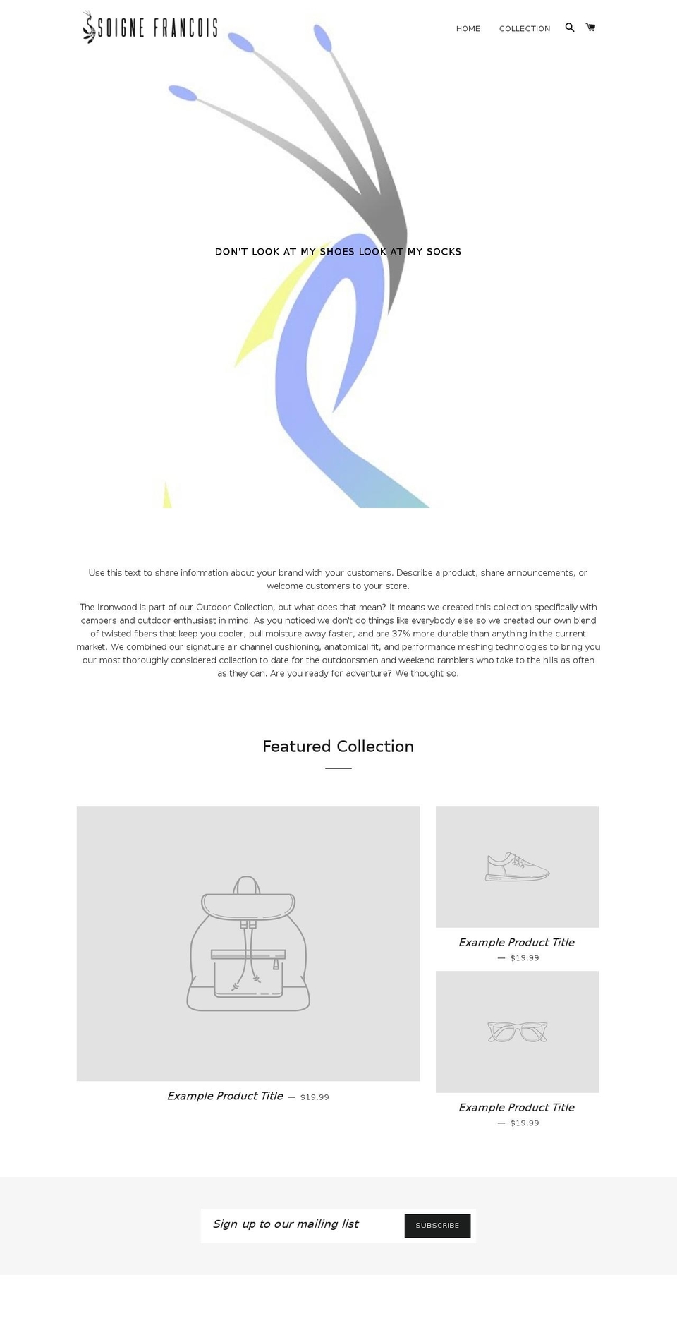 soignefrancois.com — Shopify storefront screenshot