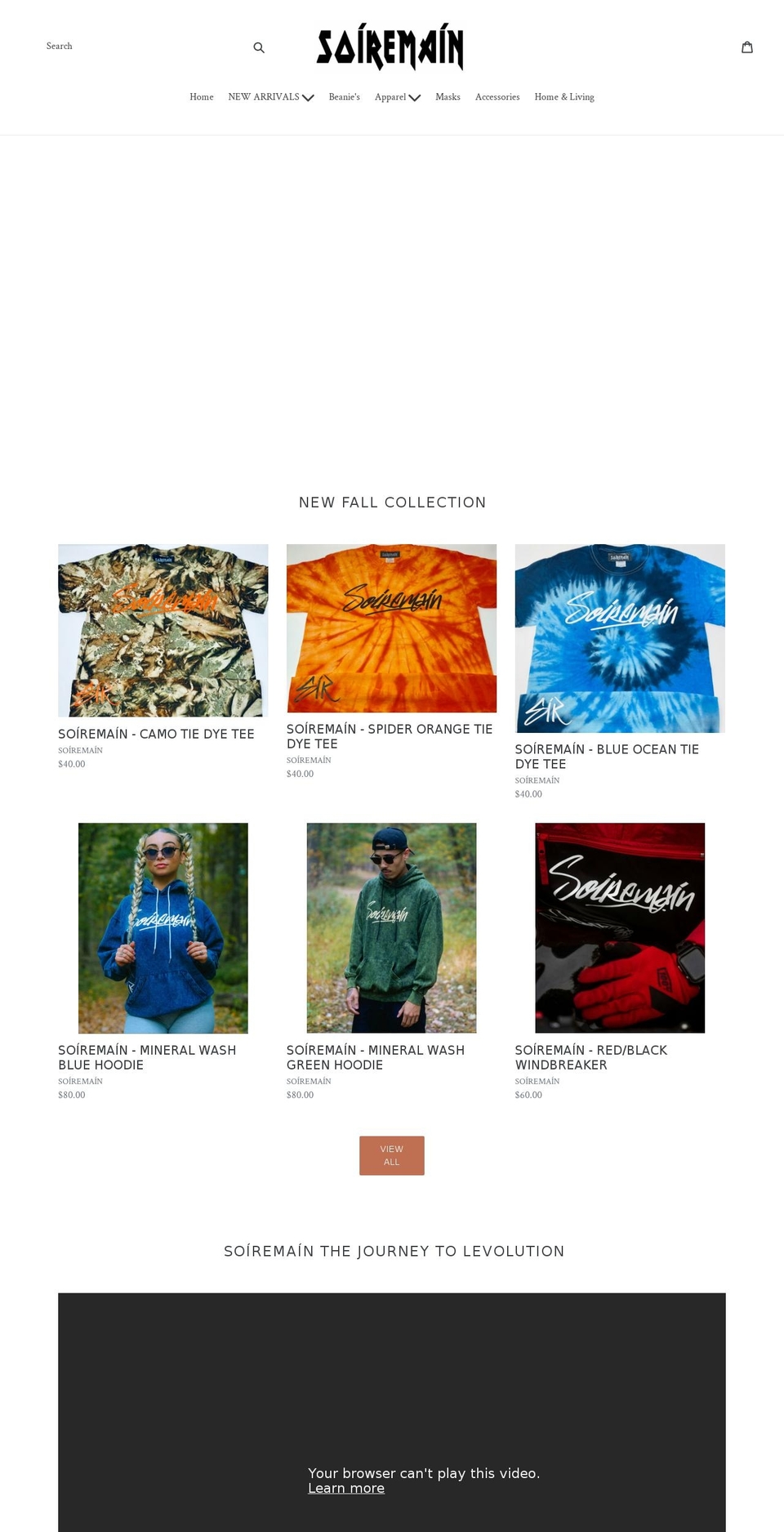 soiremain.com shopify website screenshot