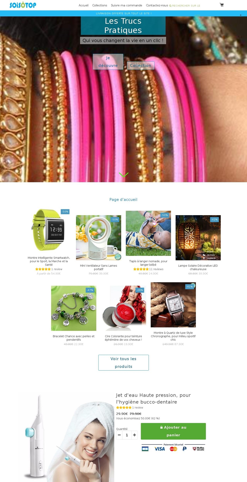 fastlane-1-77-active Shopify theme site example soisotop.fr