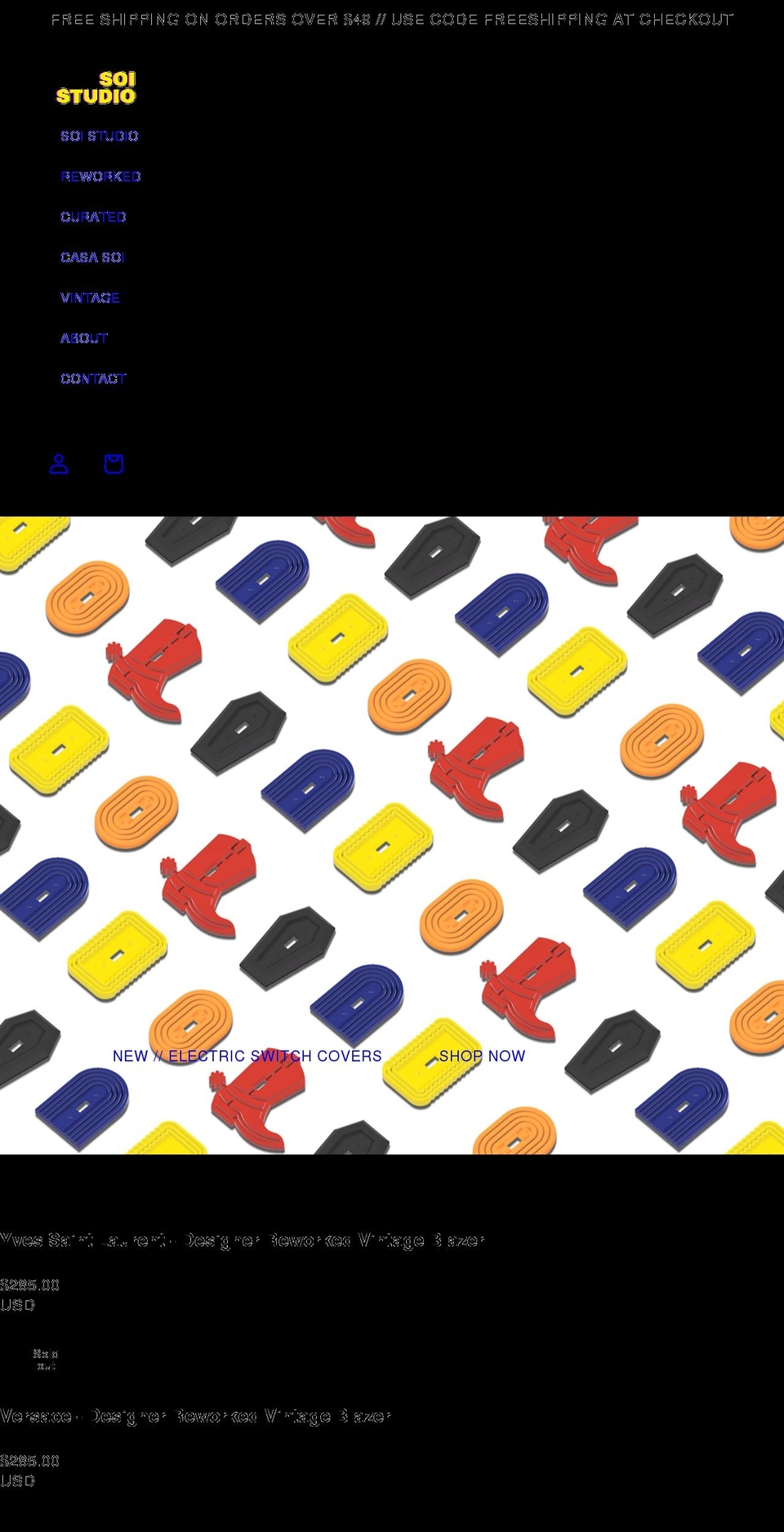 soistudio.net shopify website screenshot