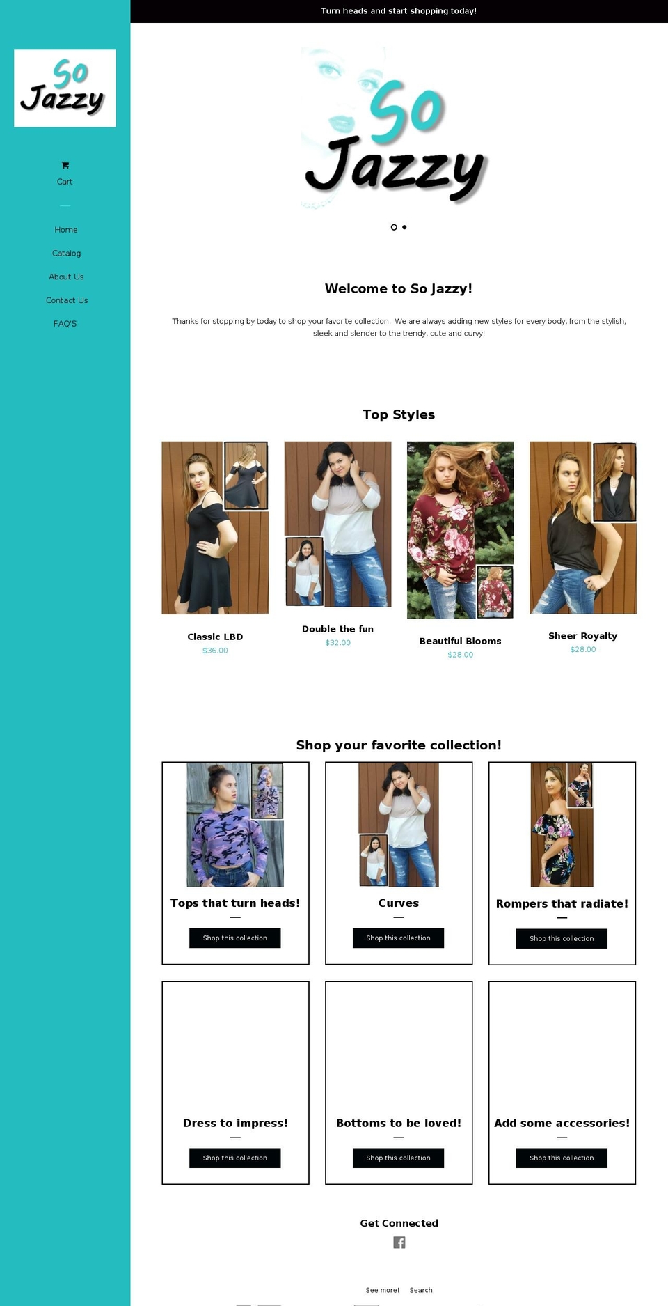 sojazzy.net shopify website screenshot