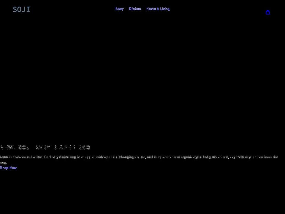 soji-collection.com shopify website screenshot
