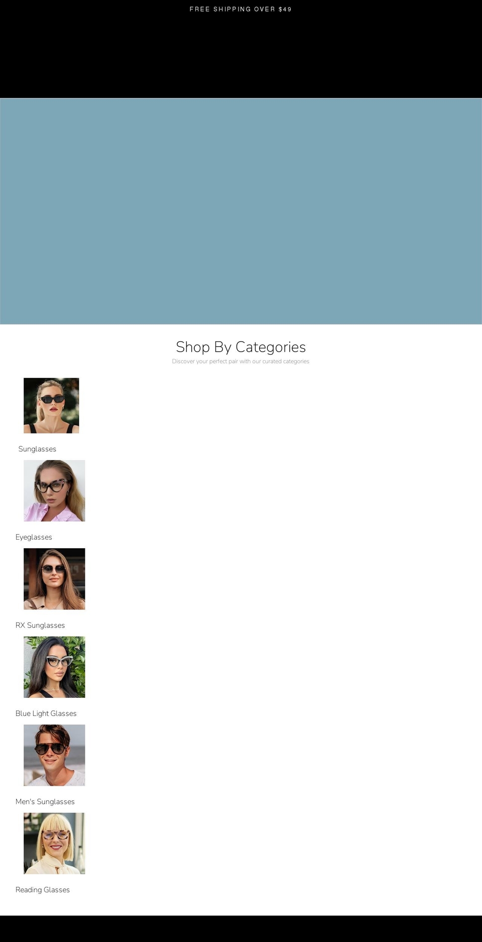 sojosvision.com shopify website screenshot