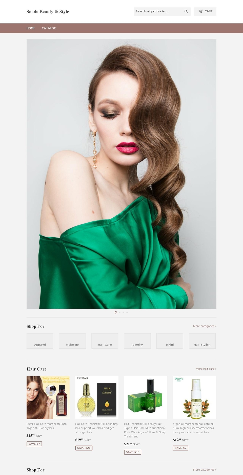 sokdabeautyandstyle.com — Shopify storefront screenshot