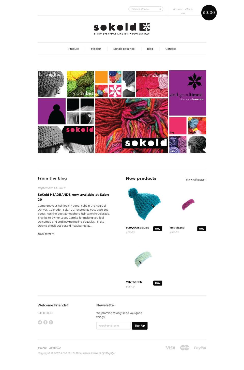 sokold.com shopify website screenshot