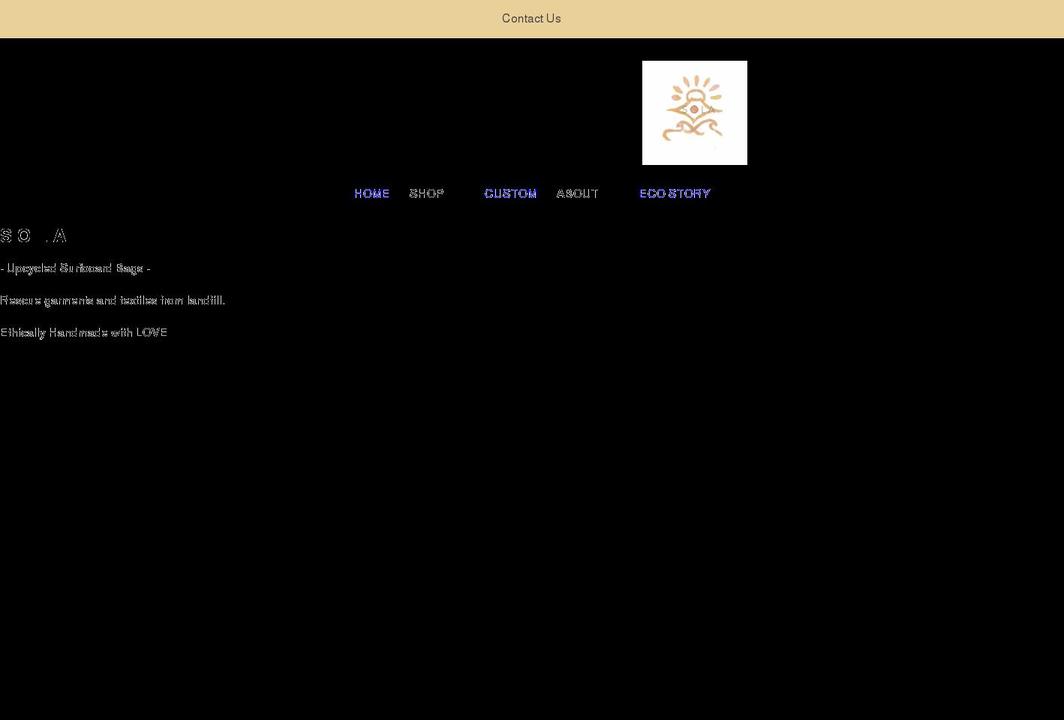 solahandmade.com shopify website screenshot