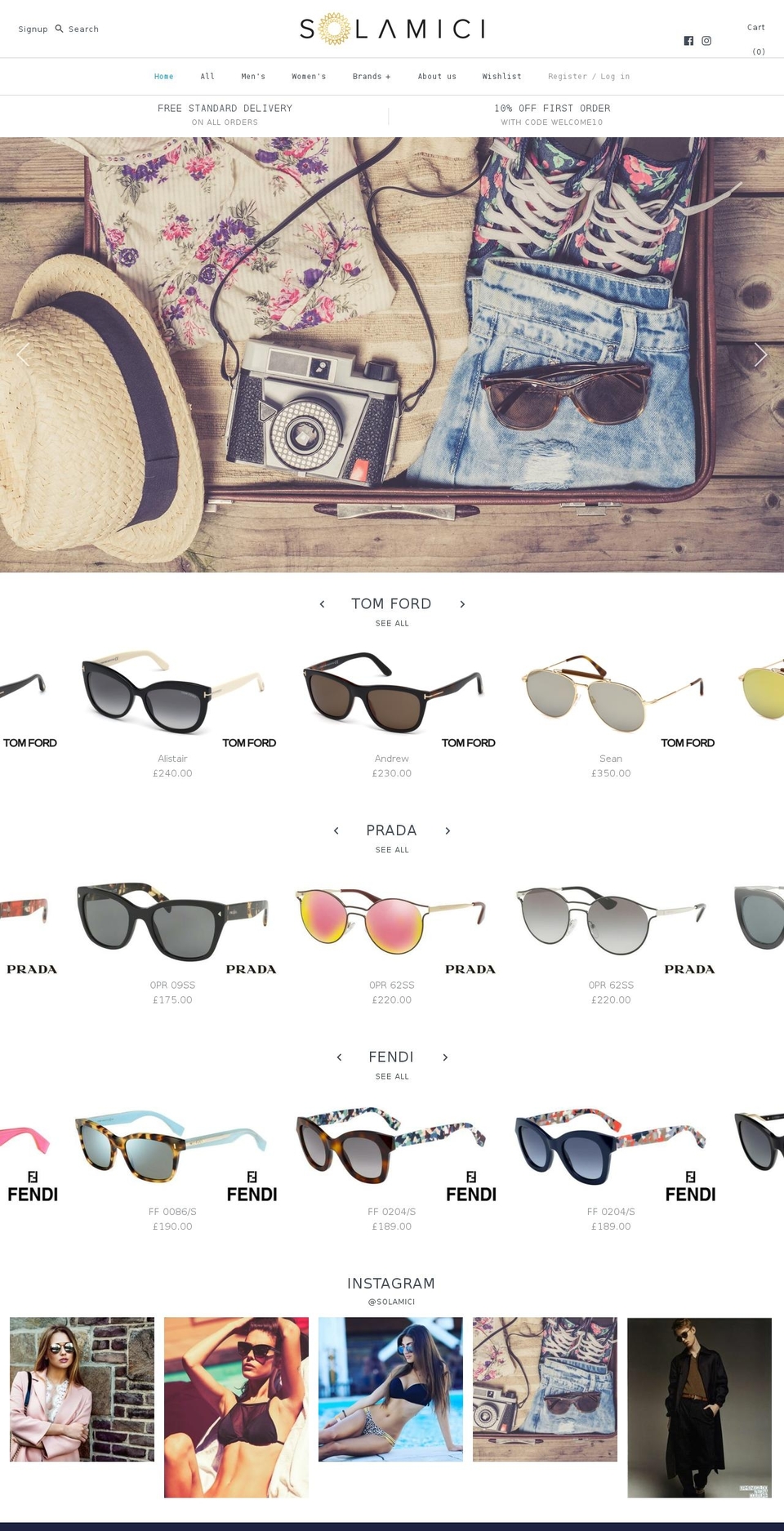 solamici.com shopify website screenshot
