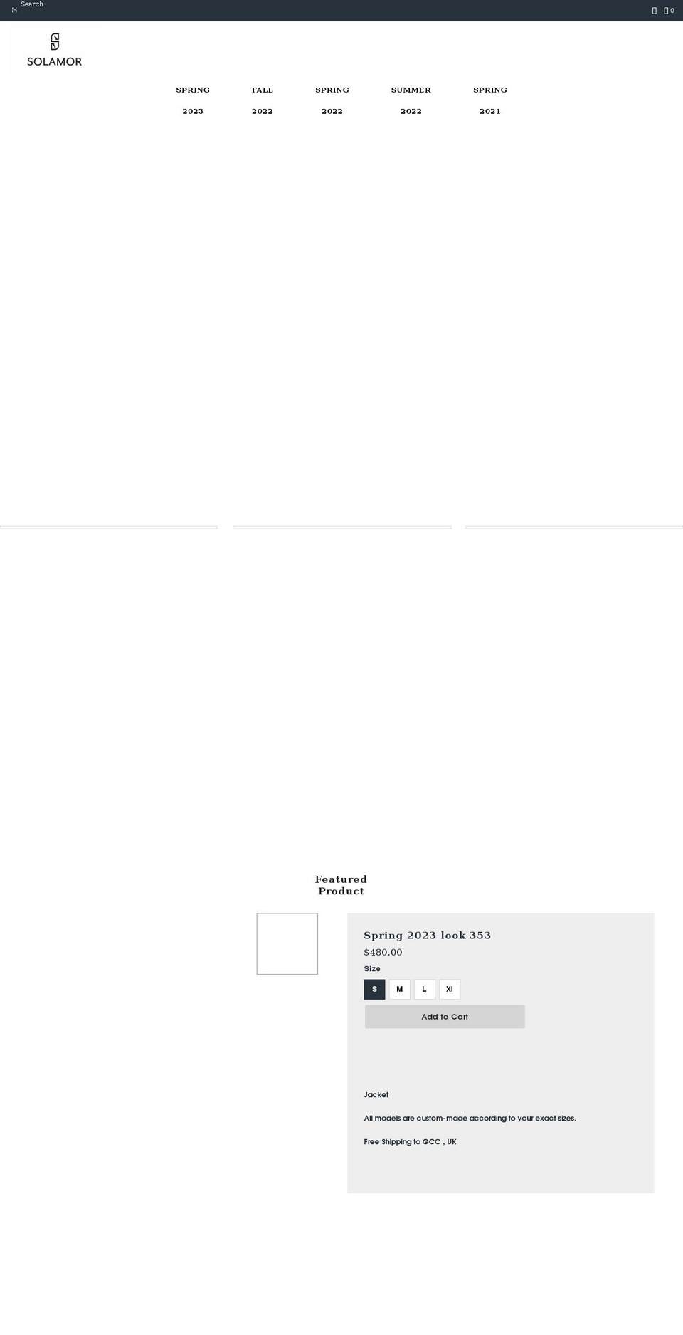 solamordesign.com shopify website screenshot