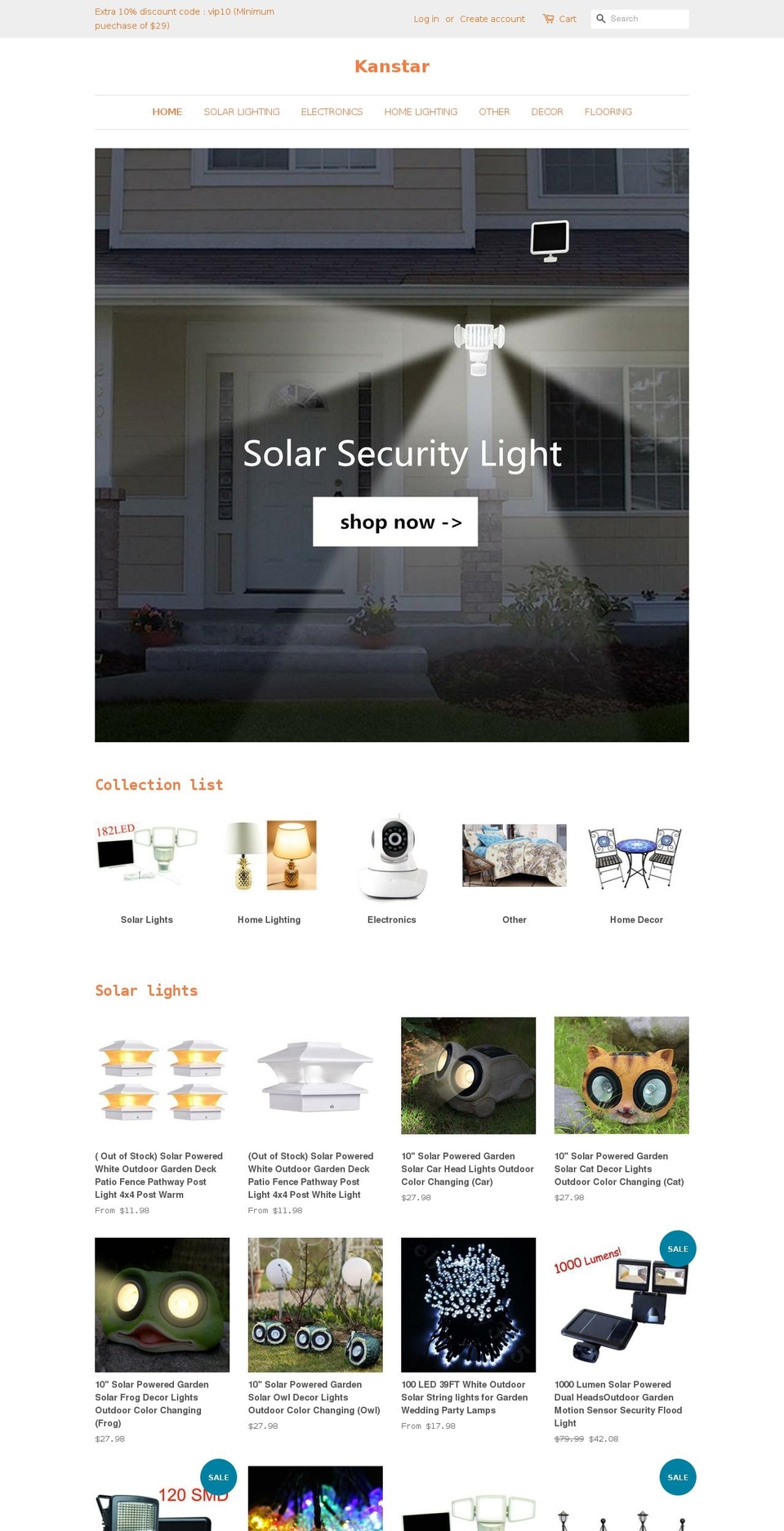 灰白 Shopify theme site example solarsmartcreations.com