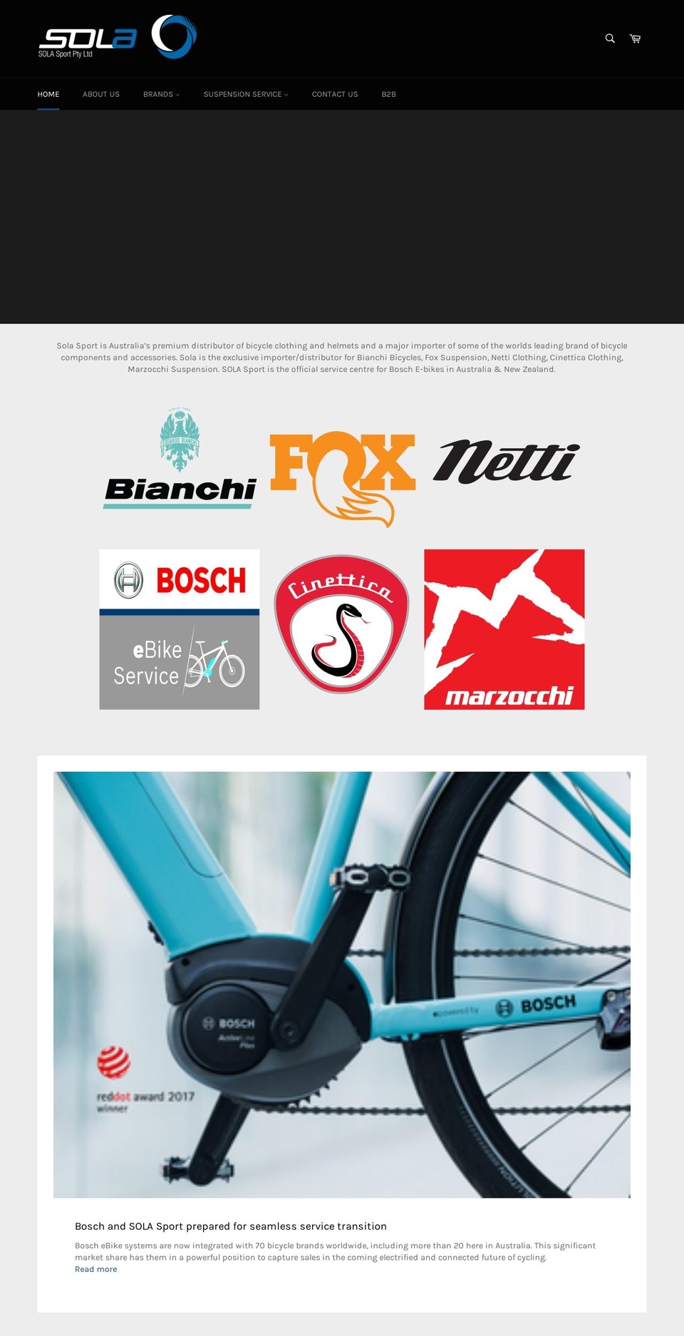 solasport.com.au shopify website screenshot