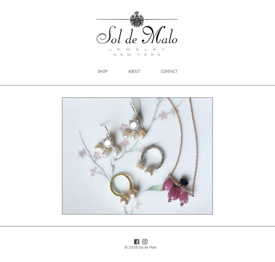 soldemalo.com shopify website screenshot