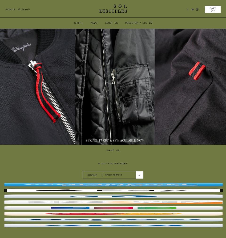 soldisciples.com shopify website screenshot