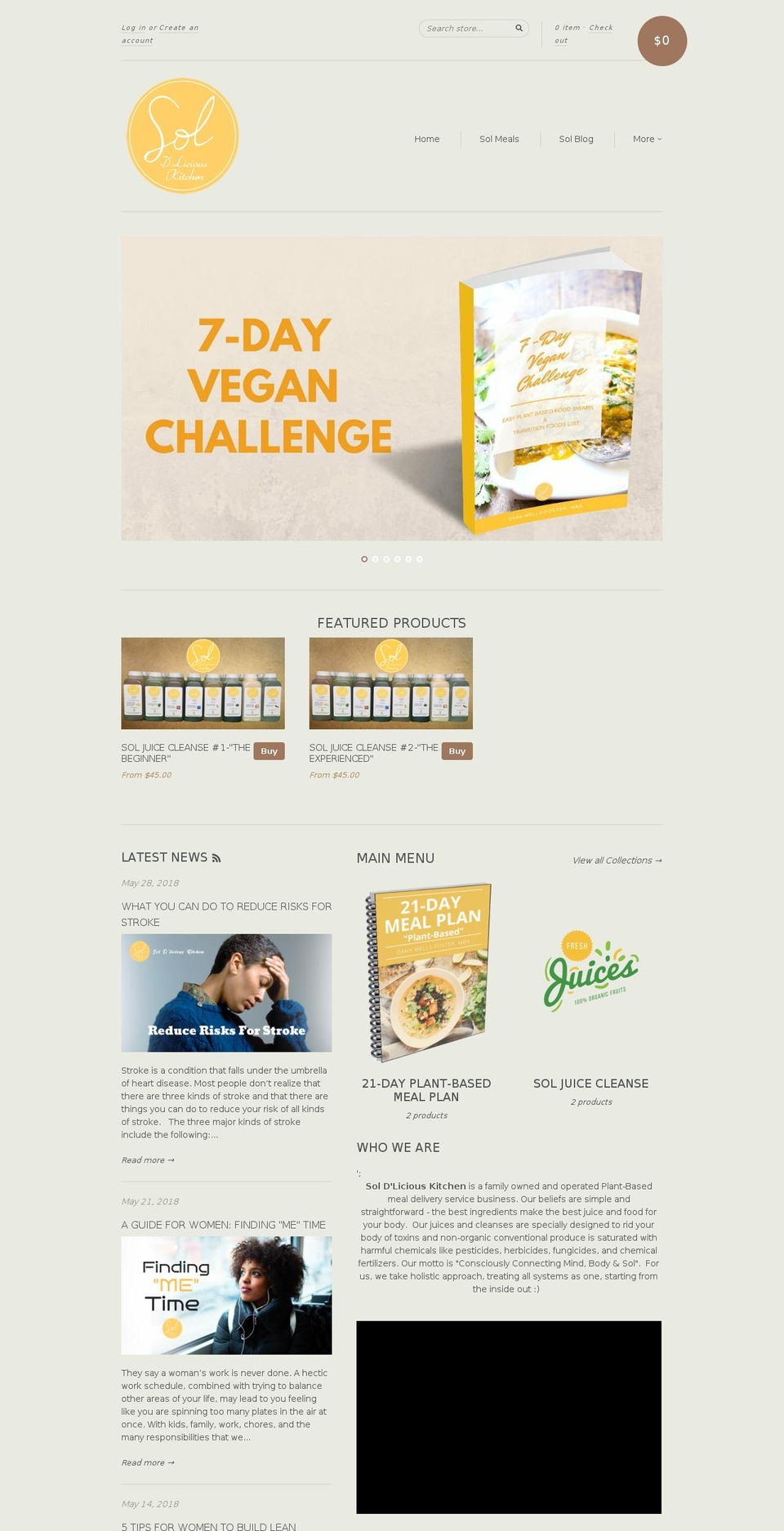 soldliciouskitchen.com — Shopify storefront screenshot