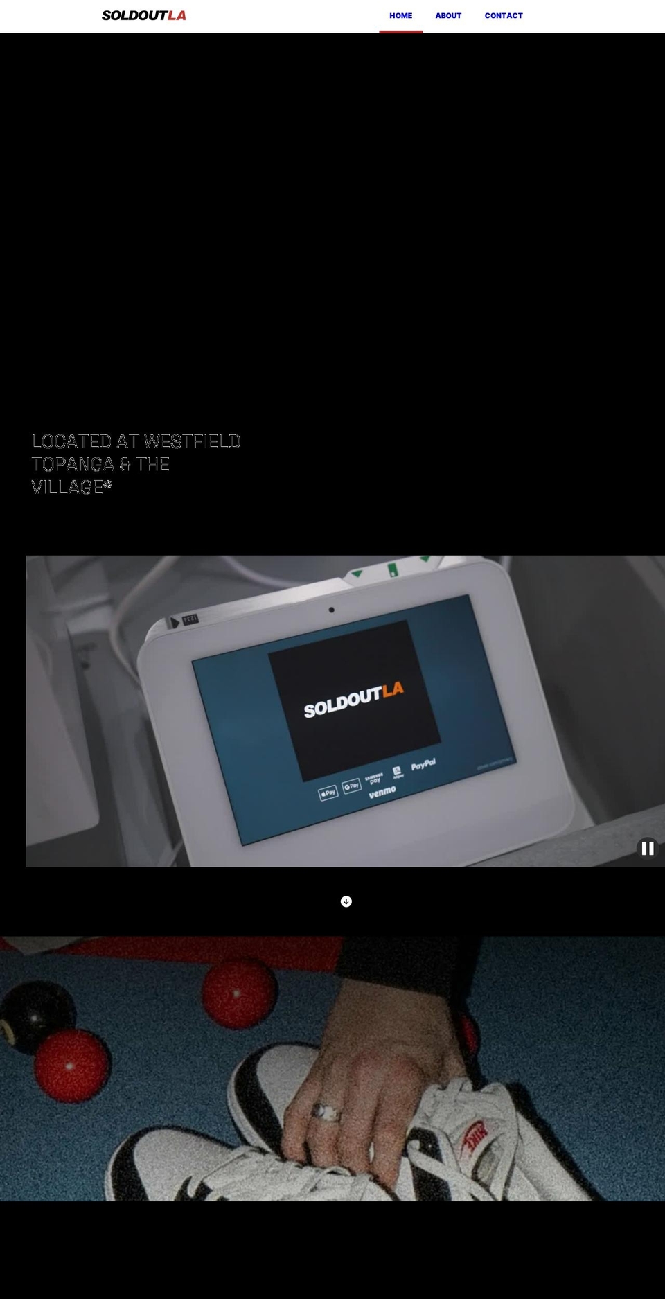 soldoutla.com shopify website screenshot