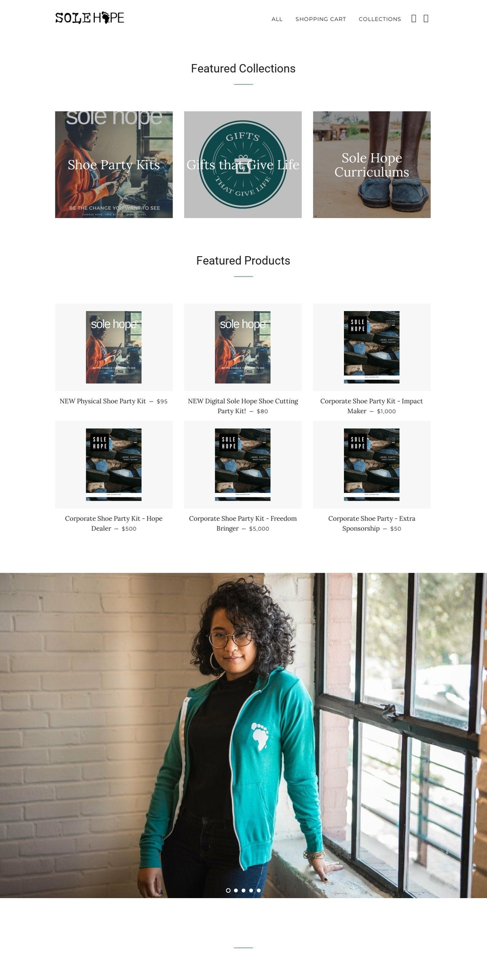 sole-hope.myshopify.com shopify website screenshot
