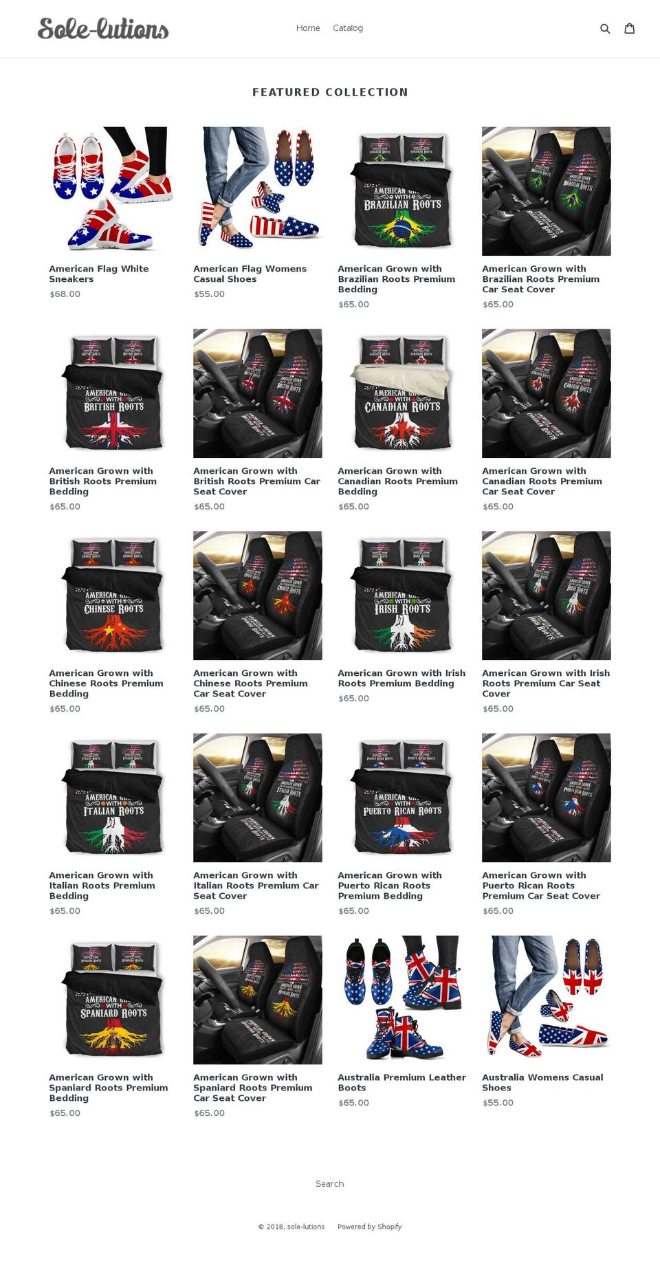 sole-lutions.myshopify.com shopify website screenshot