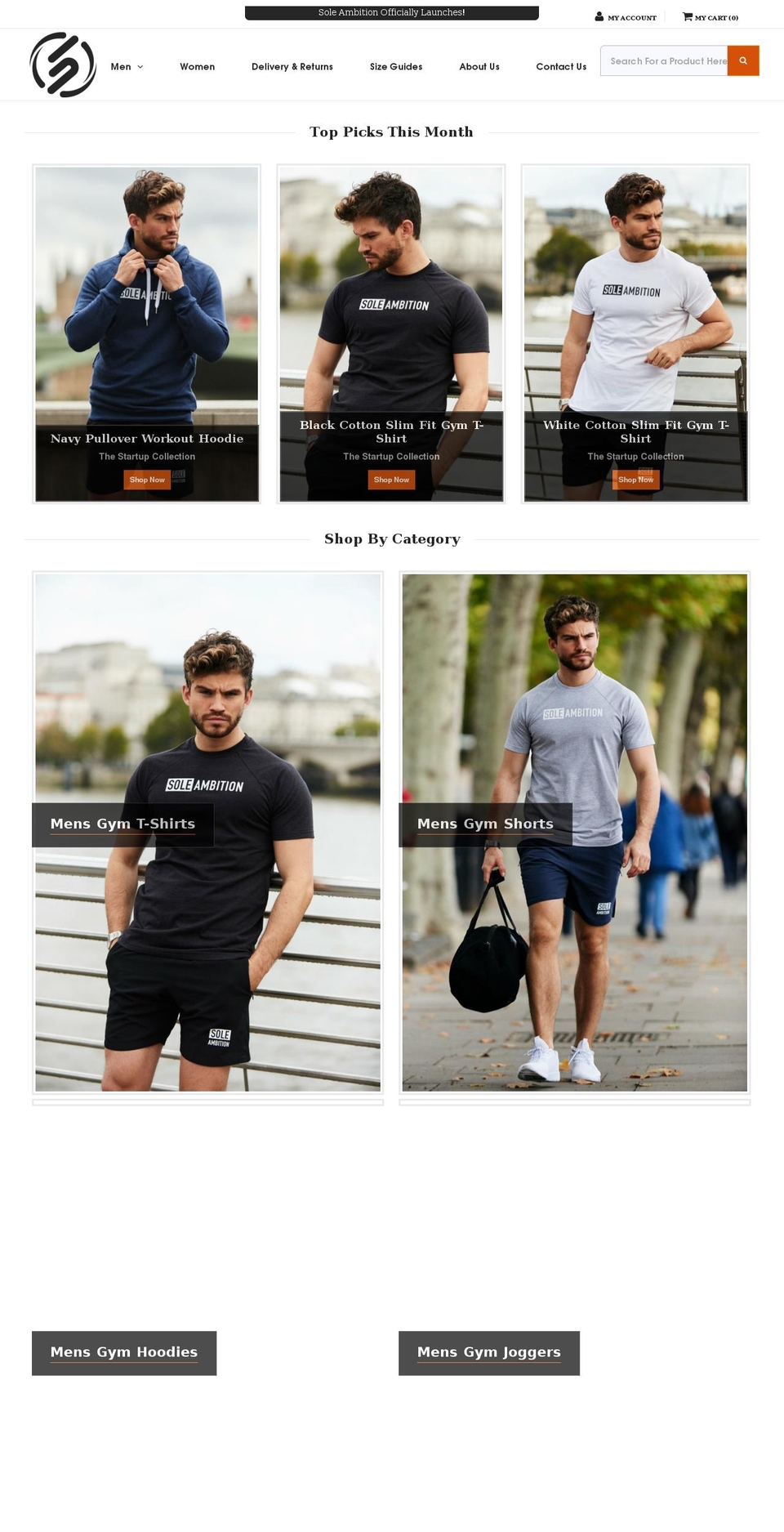 soleambition.com shopify website screenshot