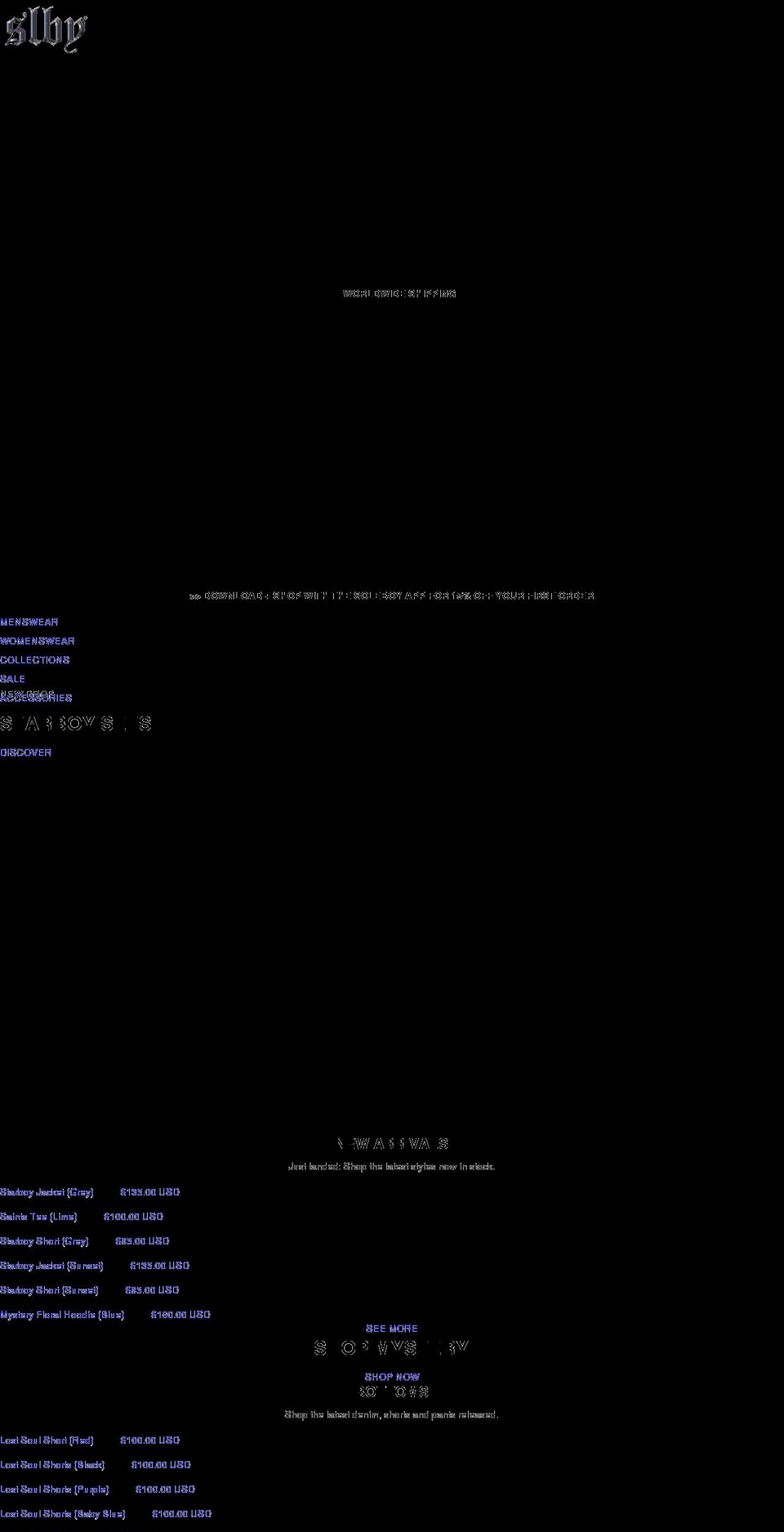 soleboy-apparel.myshopify.com shopify website screenshot