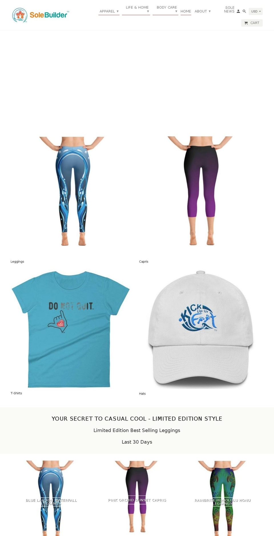 solebuilder.com — Shopify storefront screenshot