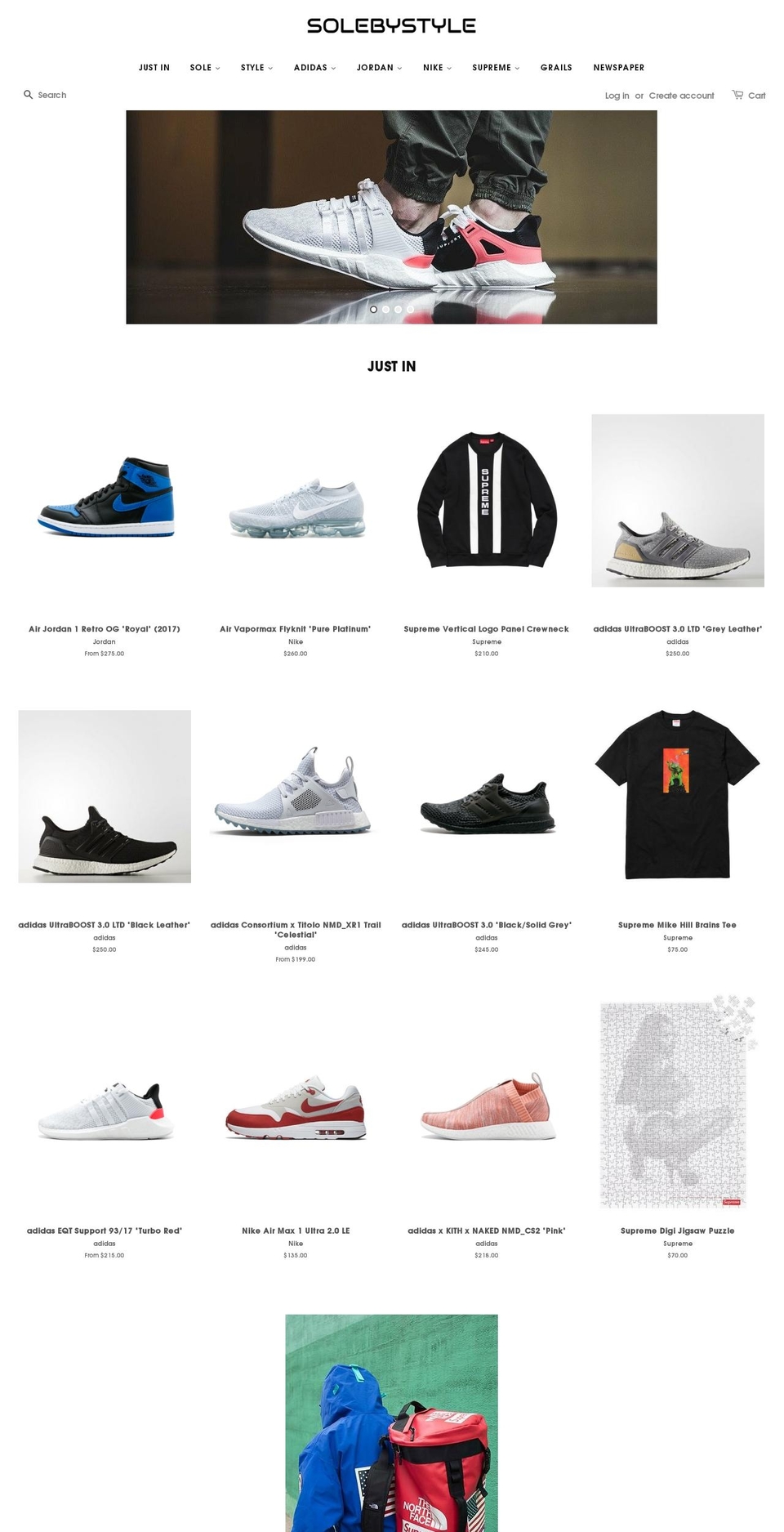 solebystyle.com shopify website screenshot
