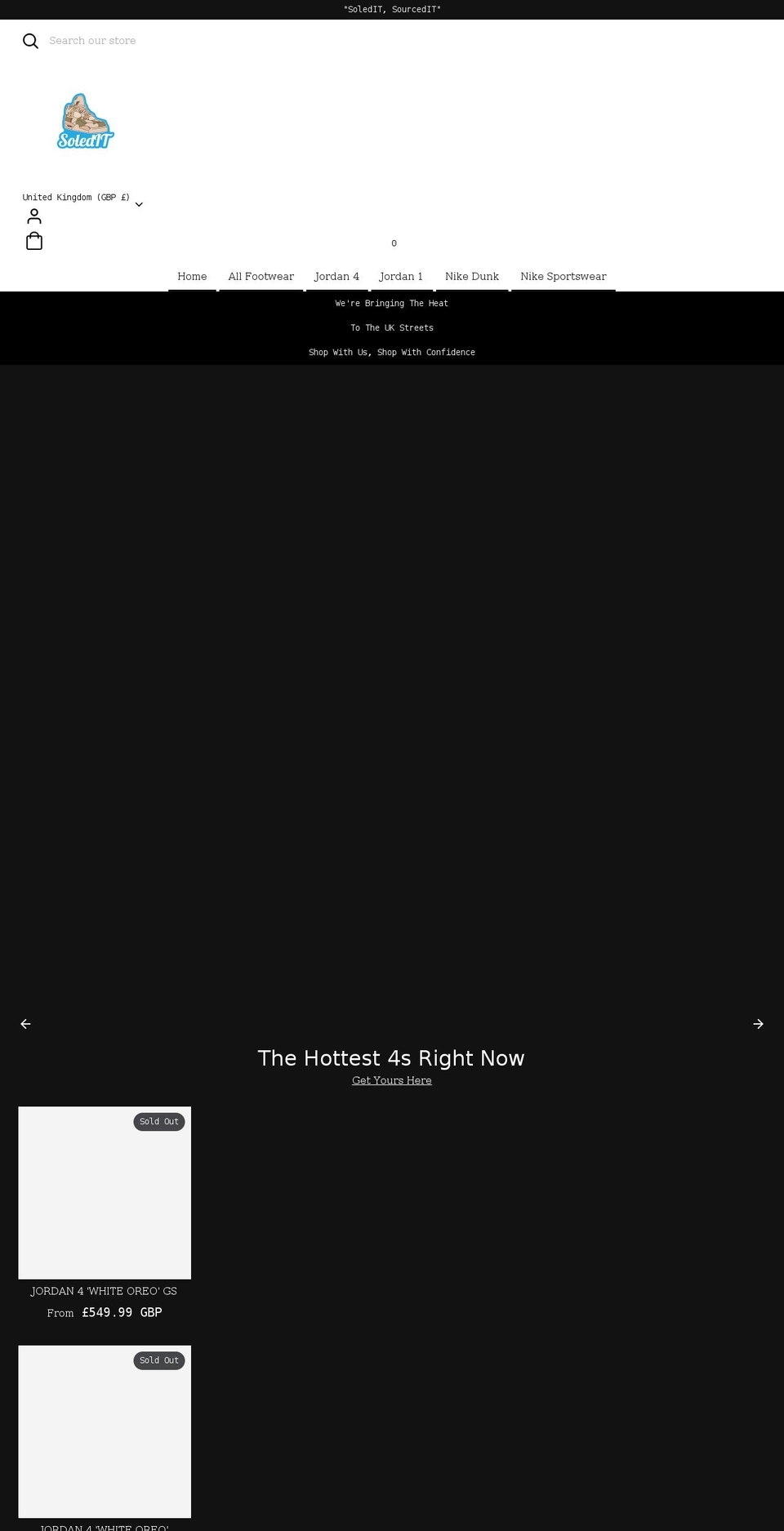 soledit.com shopify website screenshot