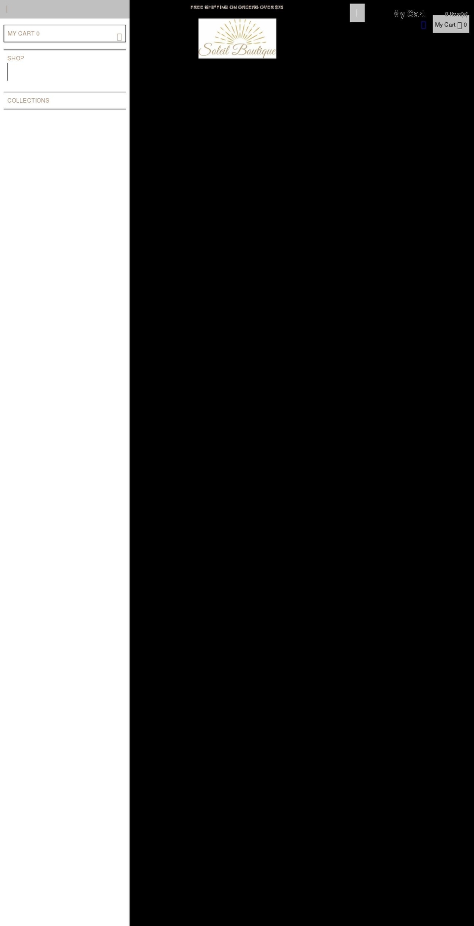 soleil-boutique.com shopify website screenshot