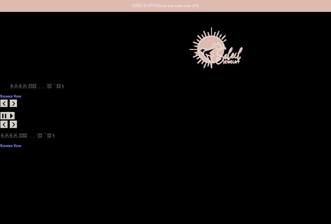 soleiljewelry.shop shopify website screenshot