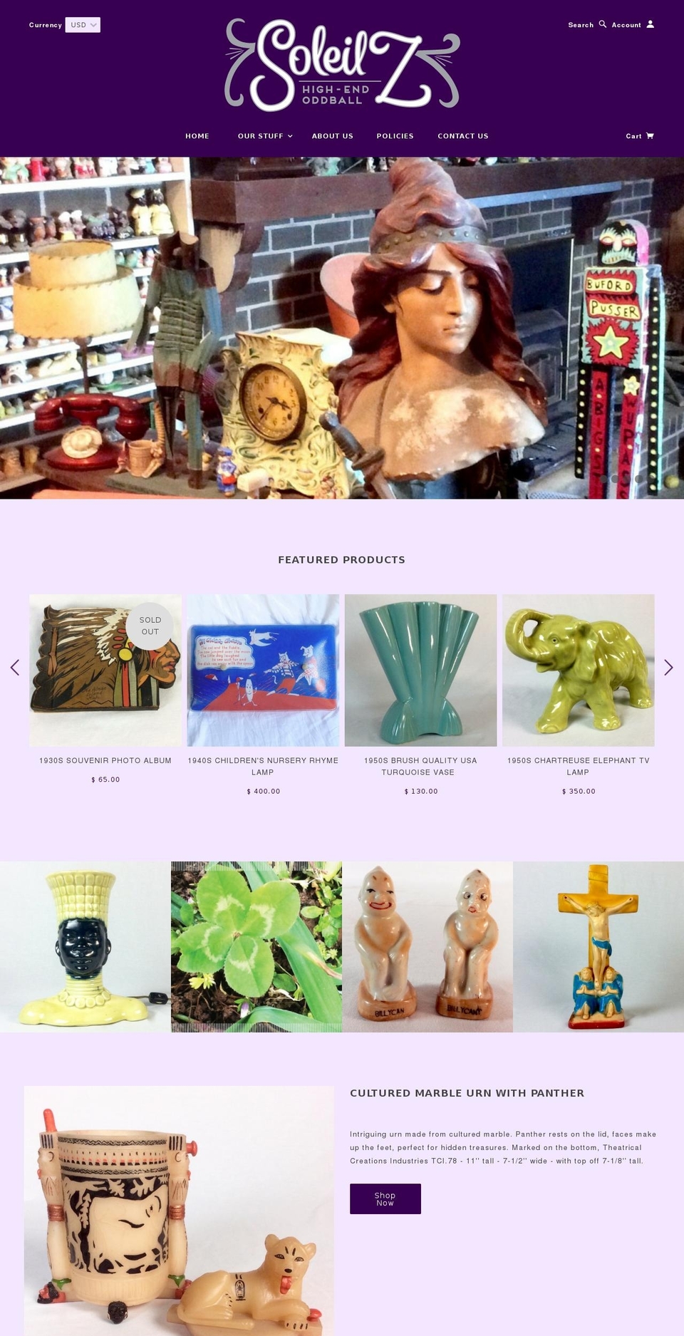 soleilzee.com shopify website screenshot