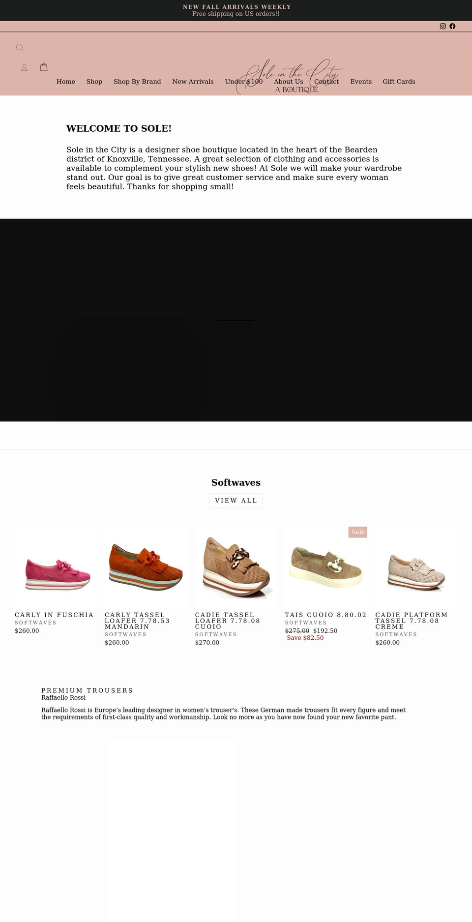 soleinthecity.net shopify website screenshot