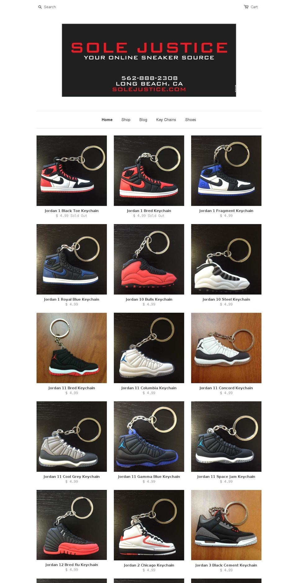 solejustice.com shopify website screenshot