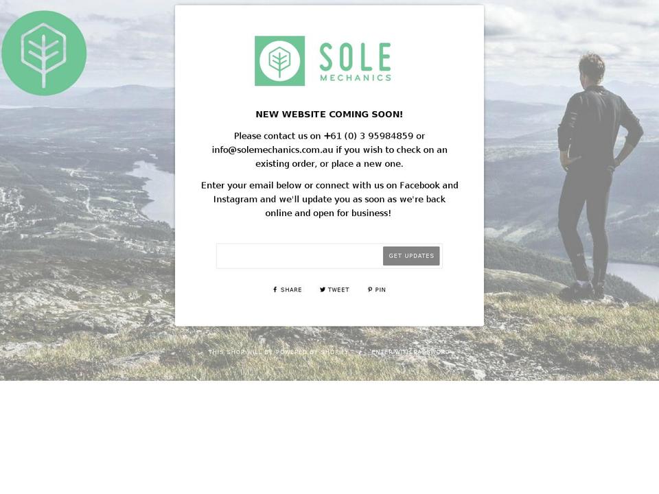 solemechanics.com.au shopify website screenshot
