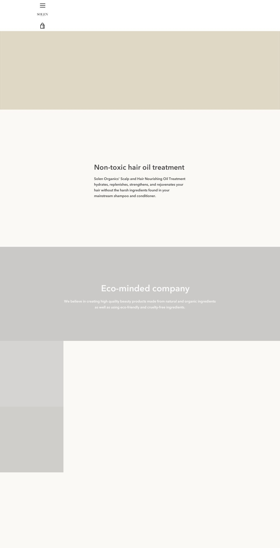 solenorganics.com — Shopify storefront screenshot