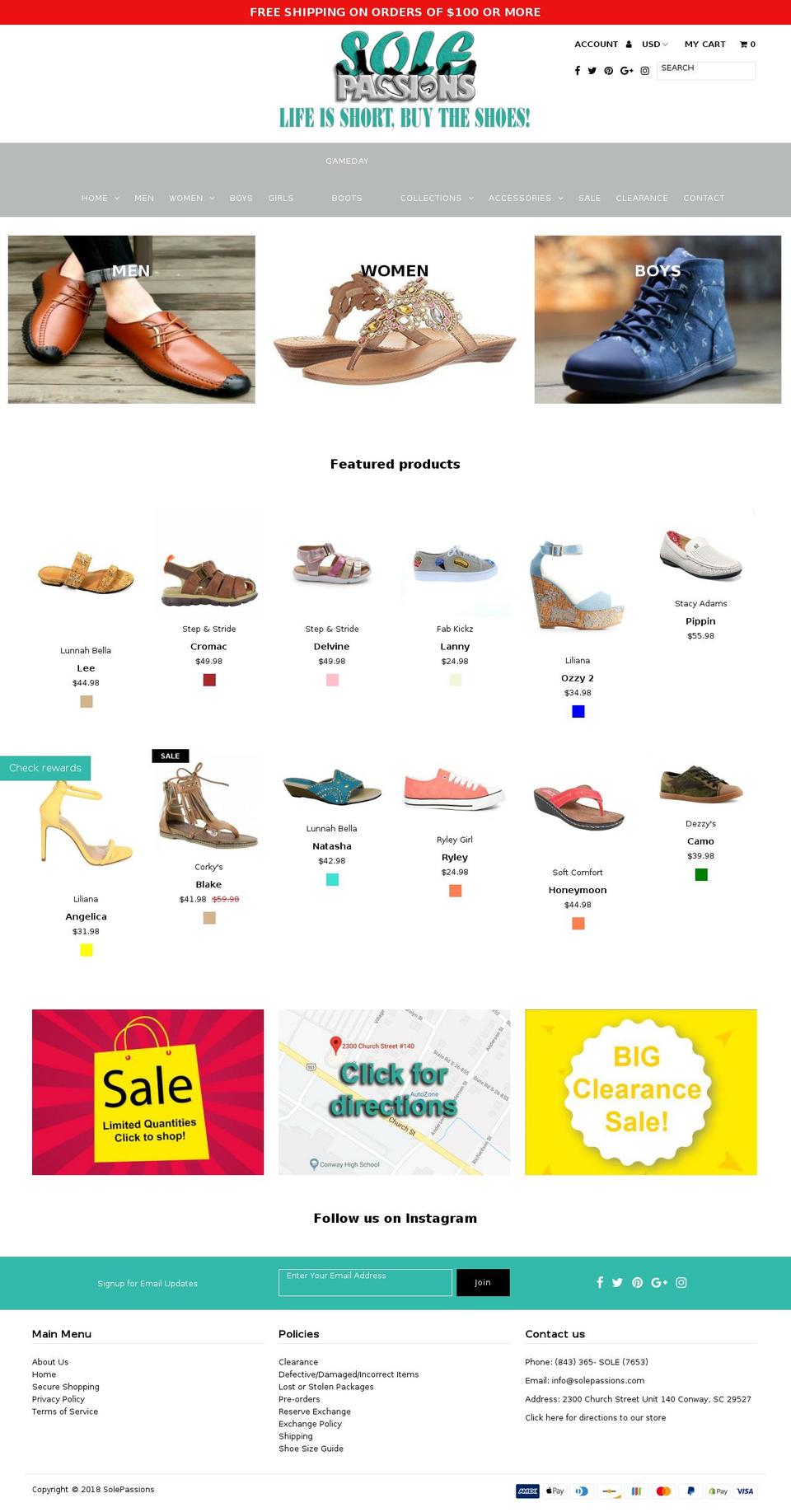 solepassions.com shopify website screenshot