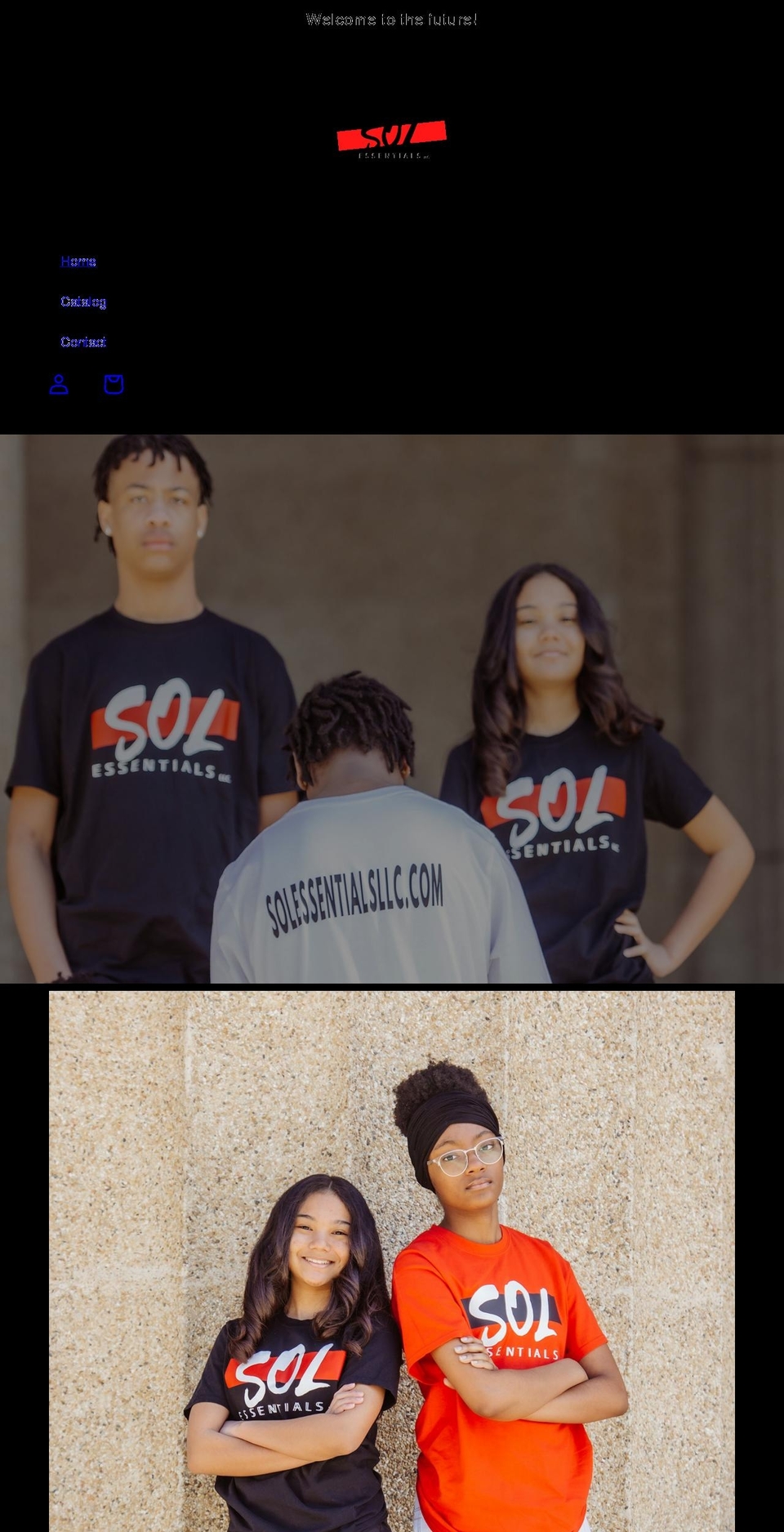 solessentialsllc.com shopify website screenshot