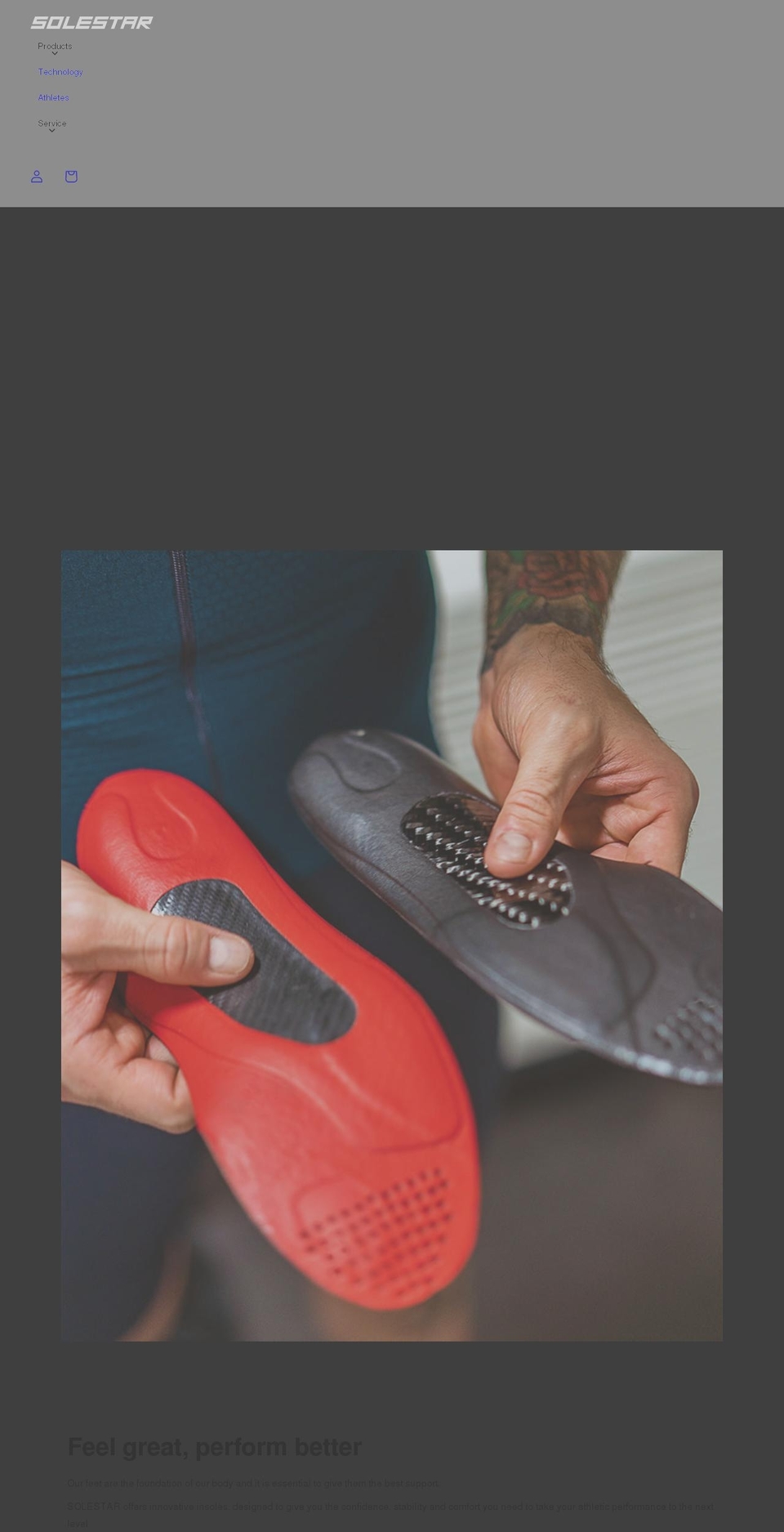 solestar.com shopify website screenshot